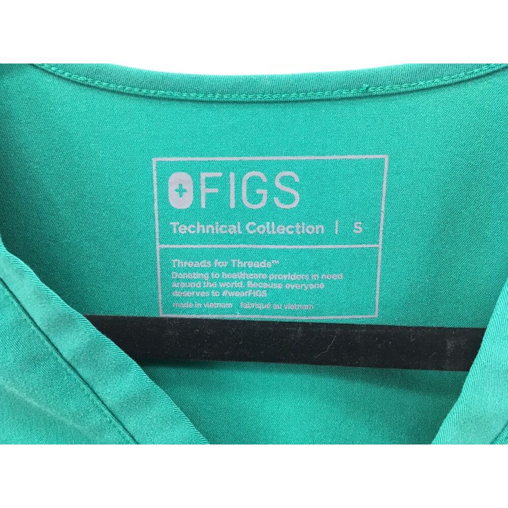 FIGS Catarina One-Pocket Scrub Top Hunter Dark Green Small S Nursing Medical - Picture 4 of 6